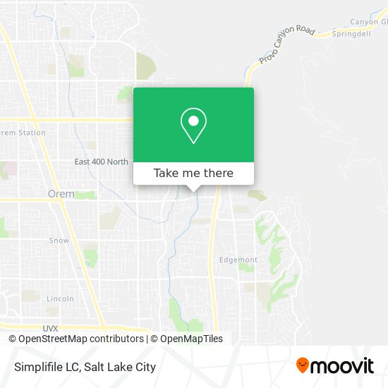 Mapa de Simplifile LC