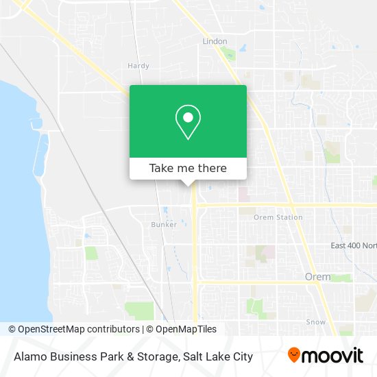 Alamo Business Park & Storage map