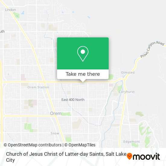 Mapa de Church of Jesus Christ of Latter-day Saints