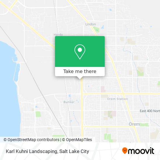 Karl Kuhni Landscaping map