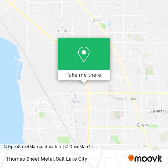 Thomas Sheet Metal map