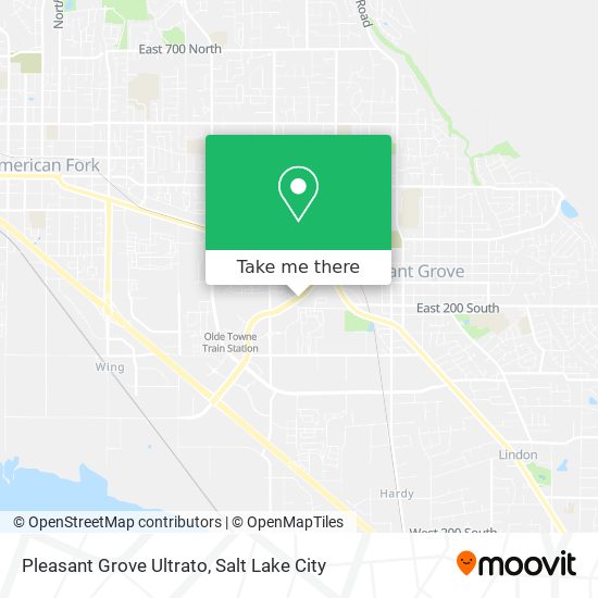 Pleasant Grove Ultrato map