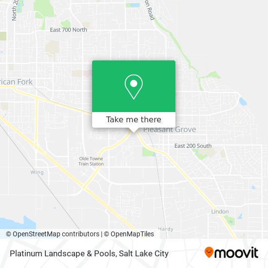 Platinum Landscape & Pools map