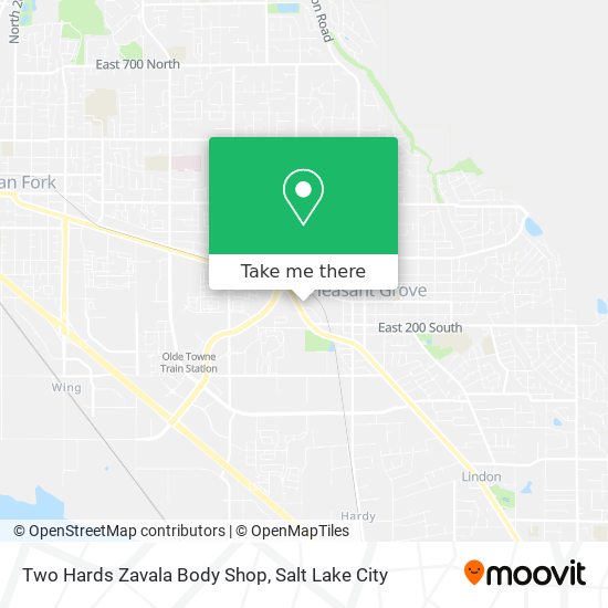 Two Hards Zavala Body Shop map