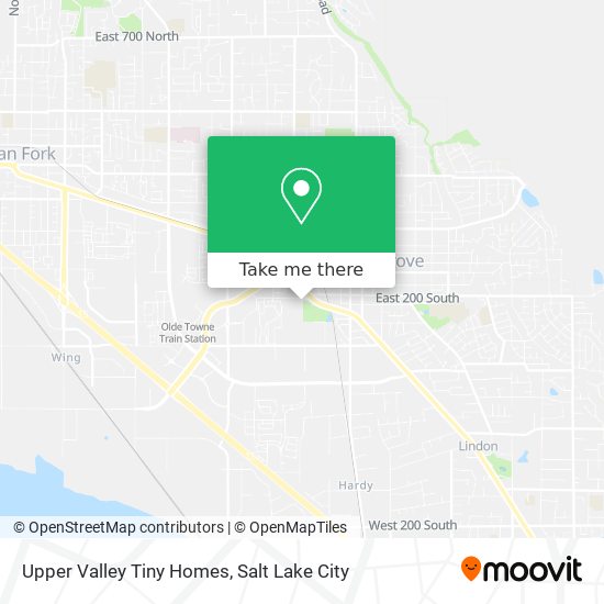 Upper Valley Tiny Homes map