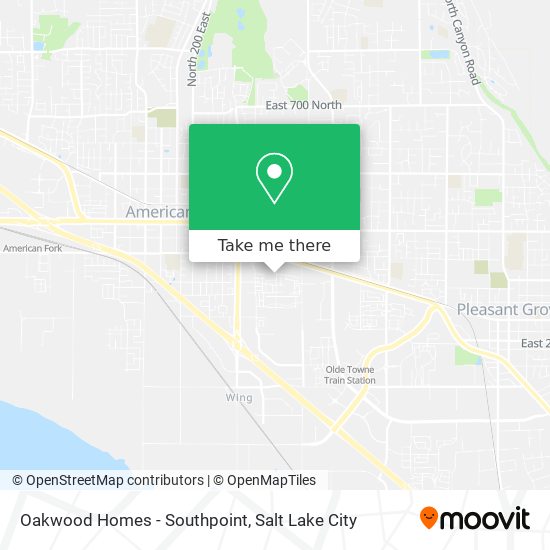 Mapa de Oakwood Homes - Southpoint