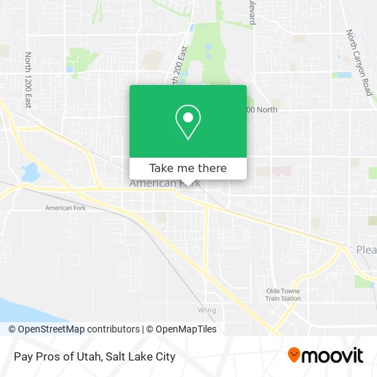 Pay Pros of Utah map