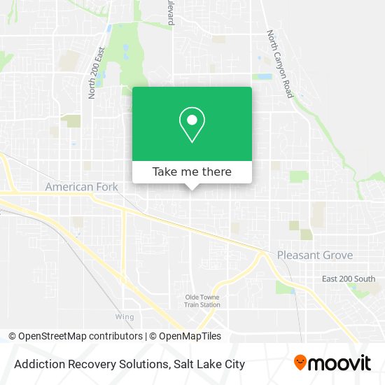 Addiction Recovery Solutions map