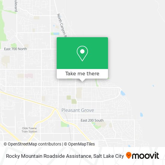 Mapa de Rocky Mountain Roadside Assistance