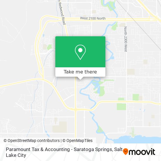 Paramount Tax & Accounting - Saratoga Springs map