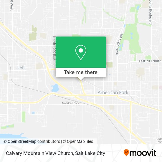 Calvary Mountain View Church map