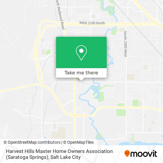 Mapa de Harvest Hills Master Home Owners Association (Saratoga Springs)