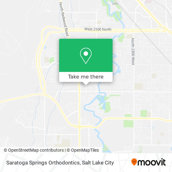 Saratoga Springs Orthodontics map