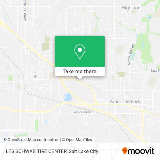 Mapa de LES SCHWAB TIRE CENTER