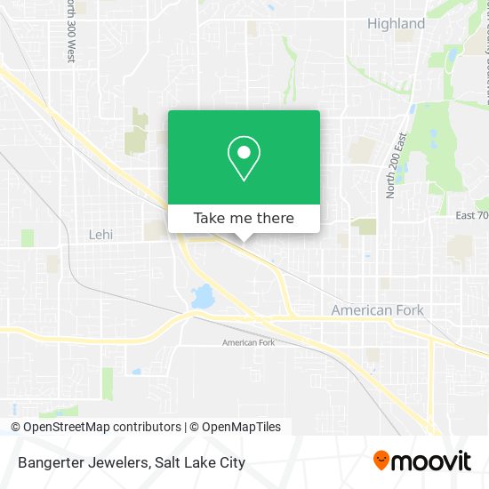 Bangerter Jewelers map