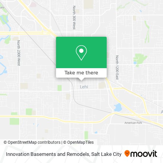 Innovation Basements and Remodels map