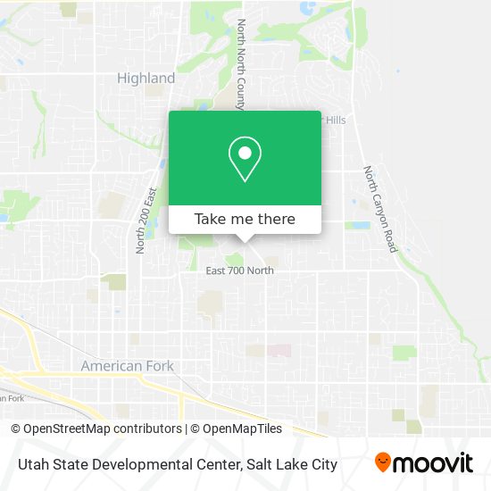 Mapa de Utah State Developmental Center