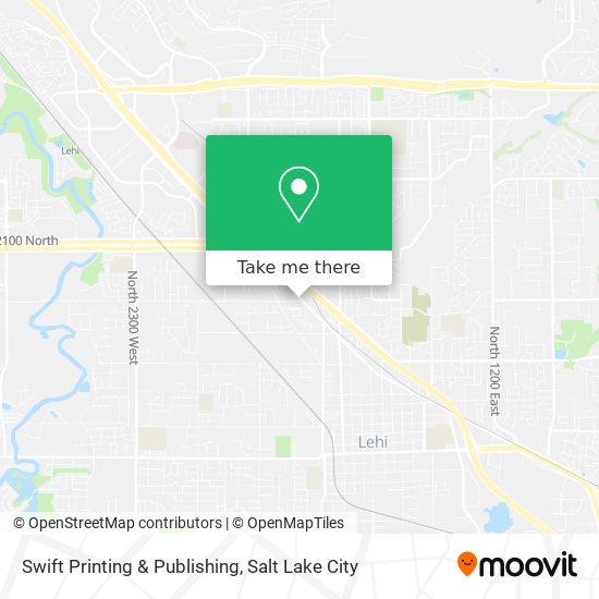 Swift Printing & Publishing map