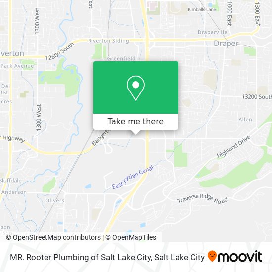 MR. Rooter Plumbing of Salt Lake City map