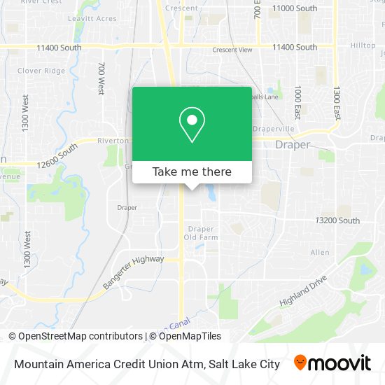 Mapa de Mountain America Credit Union Atm