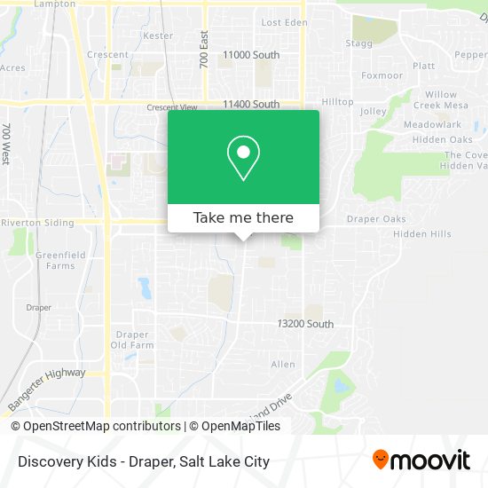 Discovery Kids - Draper map