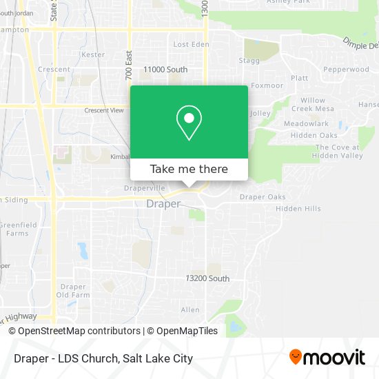 Mapa de Draper - LDS Church