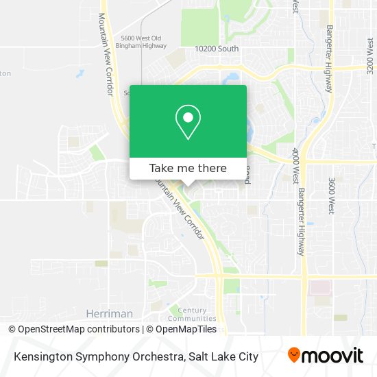 Mapa de Kensington Symphony Orchestra