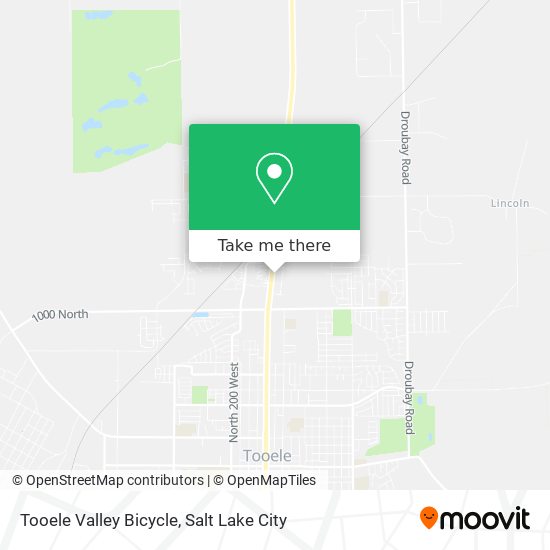 Tooele Valley Bicycle map
