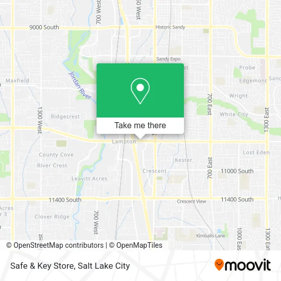 Mapa de Safe & Key Store