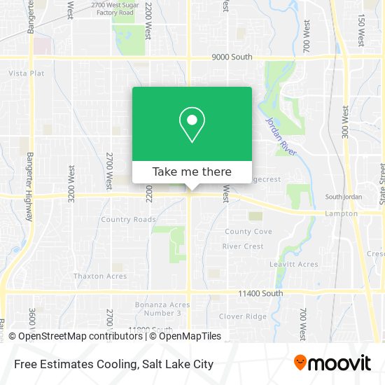 Free Estimates Cooling map