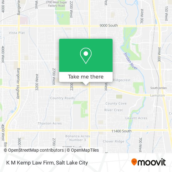 K M Kemp Law Firm map