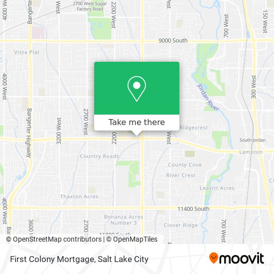 First Colony Mortgage map