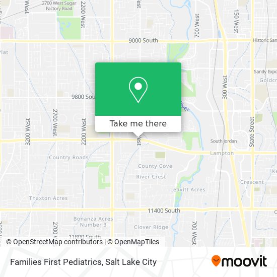 Families First Pediatrics map