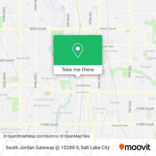 Mapa de South Jordan Gateway @ 10288 S