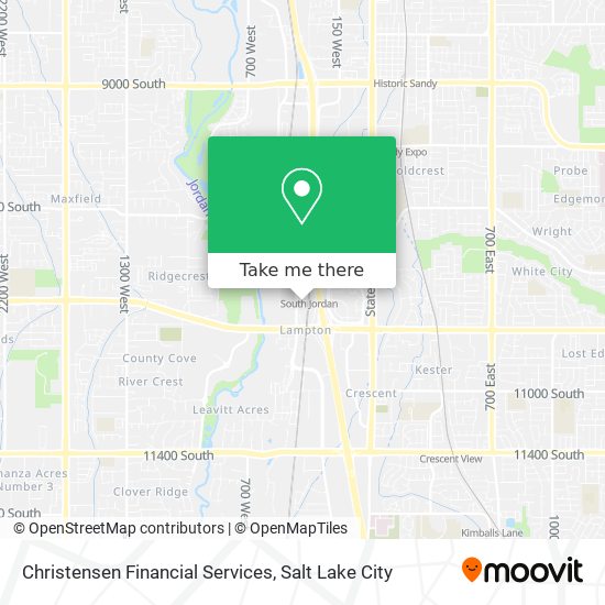 Christensen Financial Services map