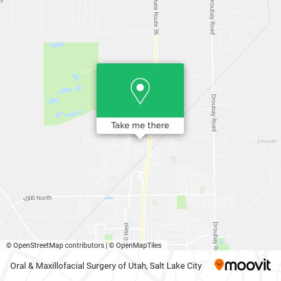 Oral & Maxillofacial Surgery of Utah map