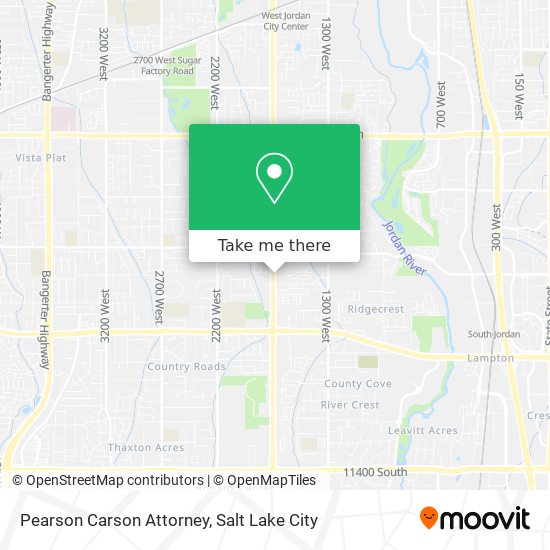 Pearson Carson Attorney map