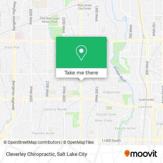 Cleverley Chiropractic map