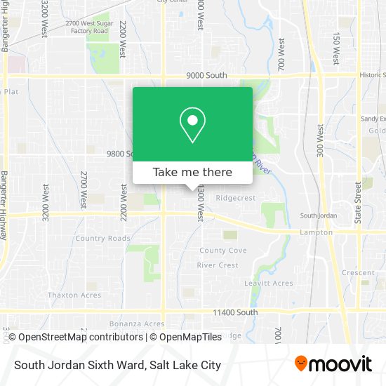 South Jordan Sixth Ward map