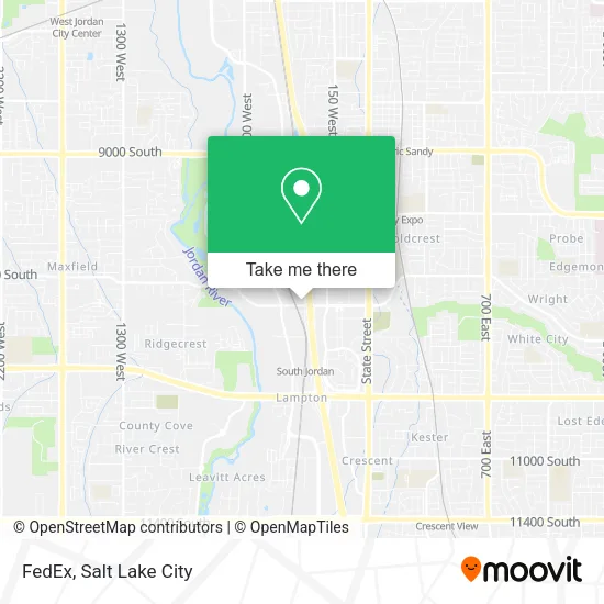 FedEx map