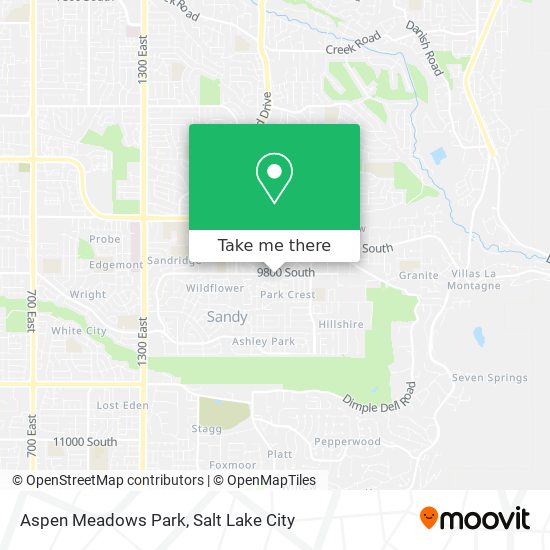 Mapa de Aspen Meadows Park