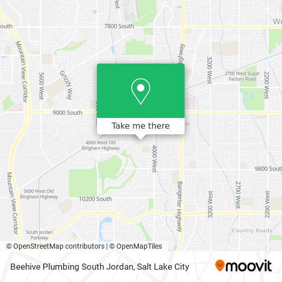 Mapa de Beehive Plumbing South Jordan