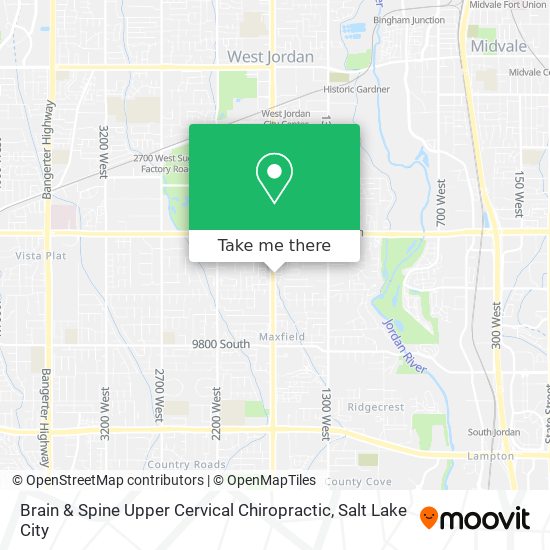 Mapa de Brain & Spine Upper Cervical Chiropractic