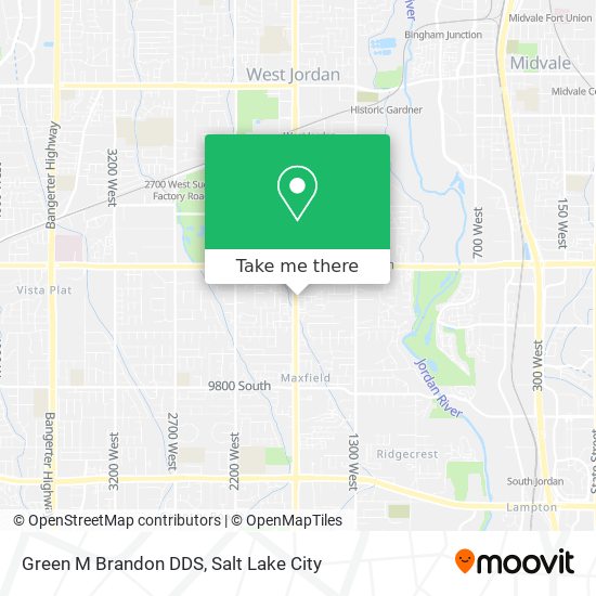 Green M Brandon DDS map