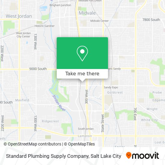 Mapa de Standard Plumbing Supply Company