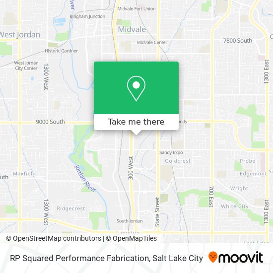 RP Squared Performance Fabrication map