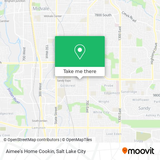 Aimee's Home Cookin map