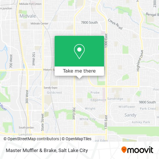 Master Muffler & Brake map