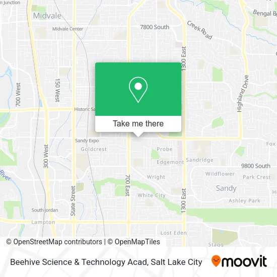 Beehive Science & Technology Acad map