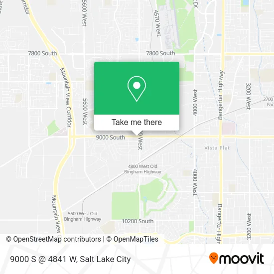9000 S @ 4841 W map
